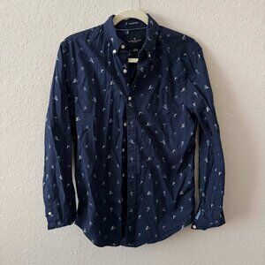 Navy Blue Button-Down